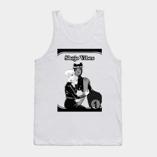 Shojo Vibes Manga Cover (Black) Tank Top